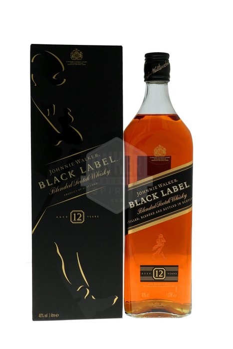 Johnnie Walker Johnnie Walker Black Label Gift Box 100 cl - Luxurious ...