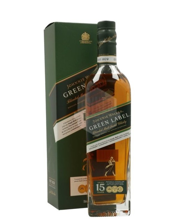 Johnnie Walker Green Label 15 Years Gift Box 70 cl