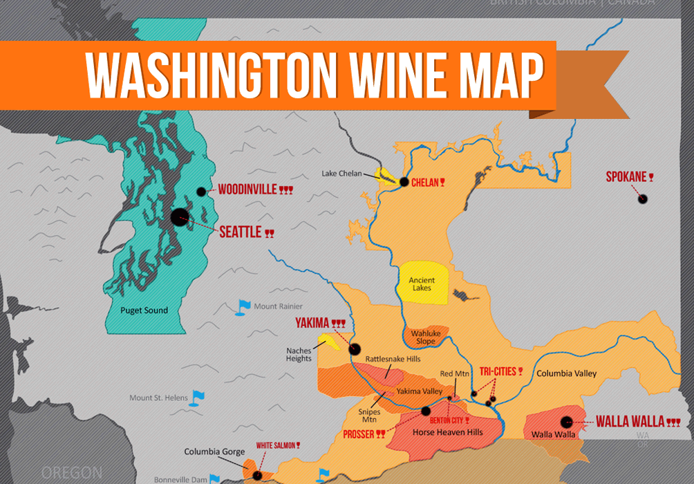 Top wijn uit Washington de Verenigde Staten