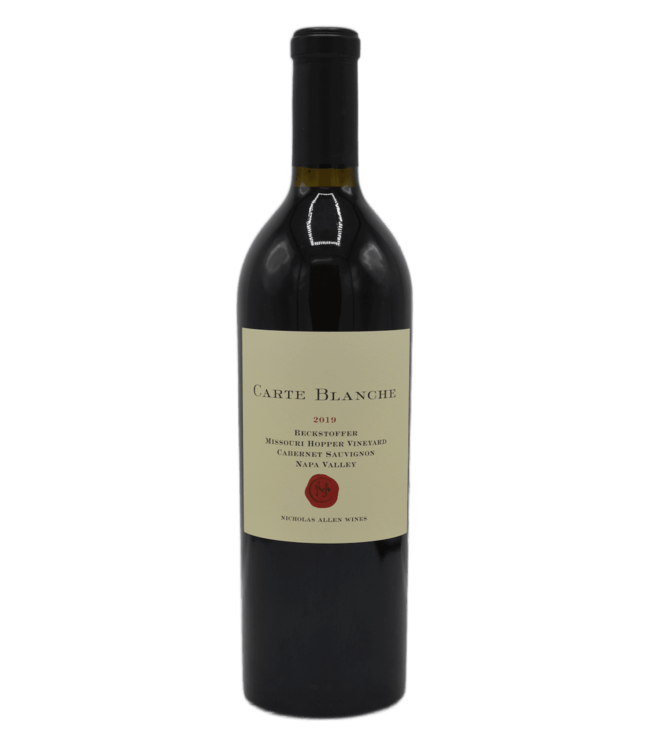 2019 Carte Blanche Cabernet Sauvignon Beckstoffer Missouri Hopper 0,75 Liter