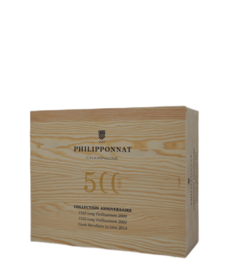 Philipponnat 2000 Philipponnat 500y Anniversary Case - 1x1522 LV /1x1522 LV 2002/1x Leon 2014 Philipponnat 2000 Philipponnat 500y Anniversary Case - 1x1522 LV /1x1522 LV 2002/1x Leon 2014