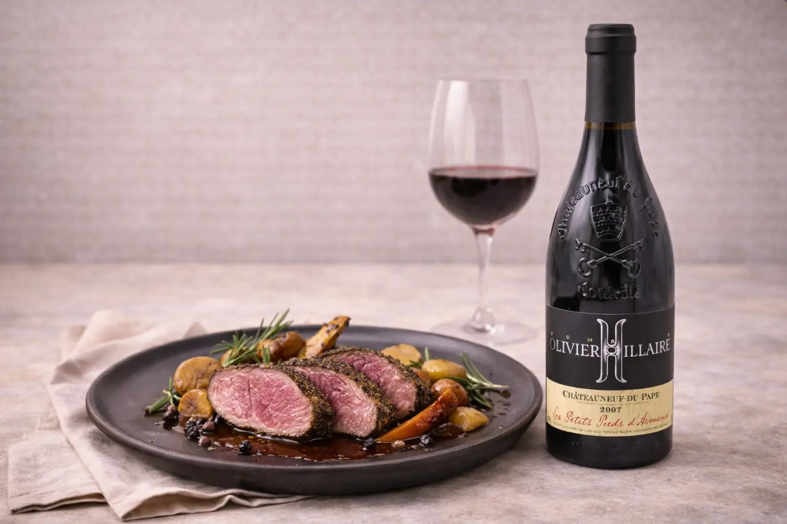 Platos de caza y maridaje – consejo de Dielen Wines desde 1901