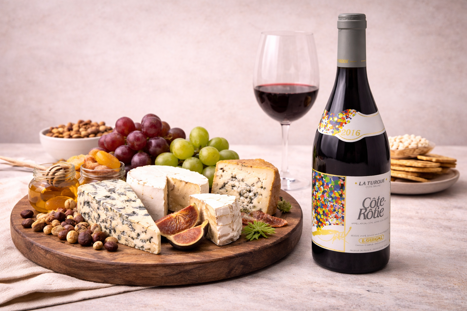 Tabla de quesos y vino – maridaje por Dielen Wines desde 1901