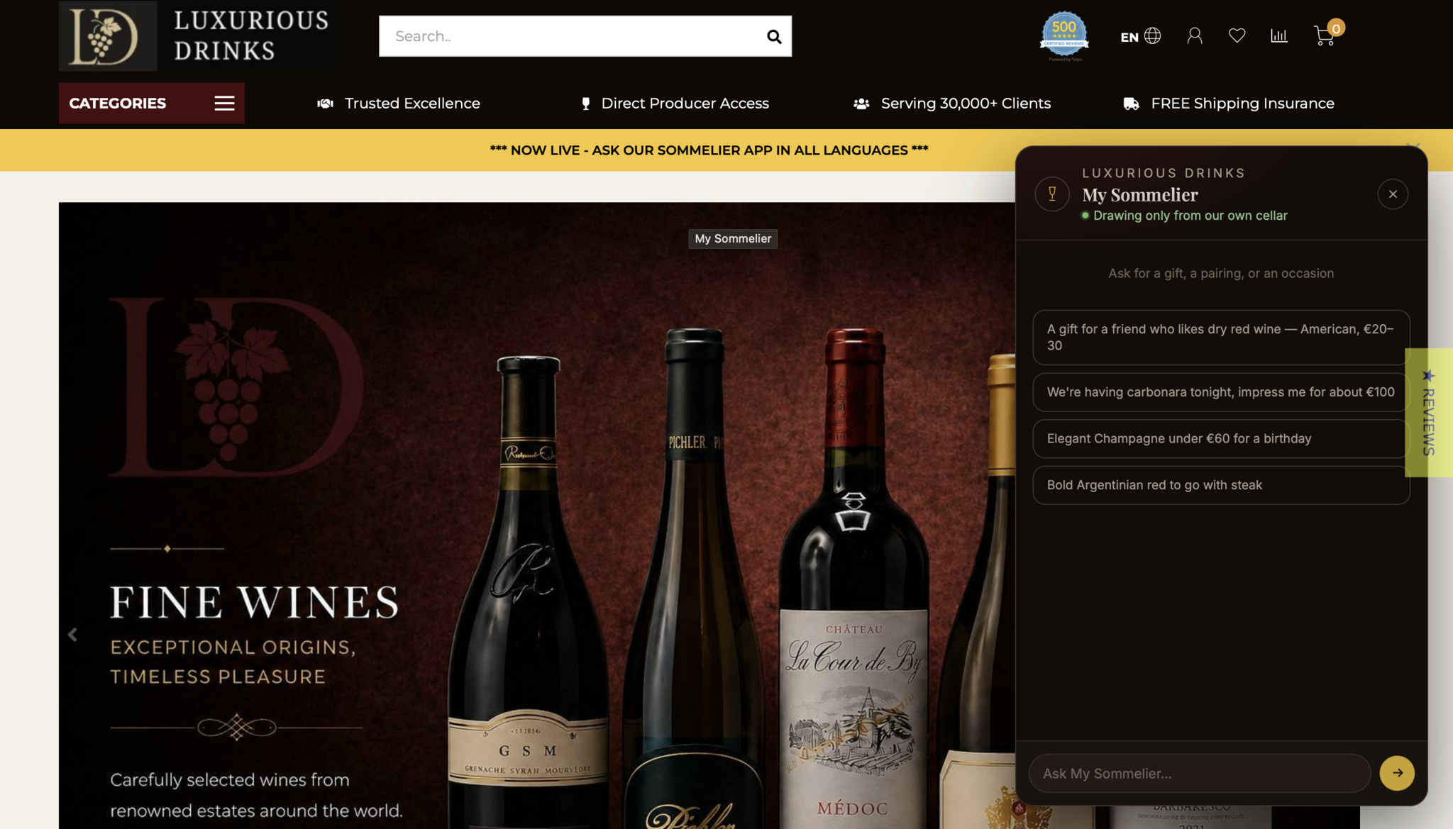 My Sommelier: A Cellar That Answers Back