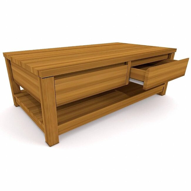 Decomeubel Coffee table CELEBES 4 drawers
