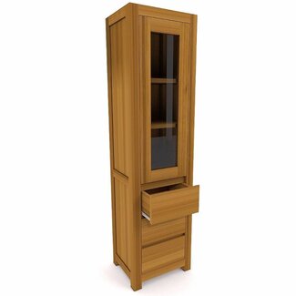 Decomeubel Column cabinet CELEBES 1 door, 2 drawers