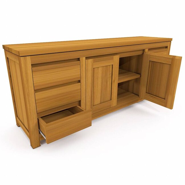 Decomeubel Sideboard CELEBES 2 doors, 6 drawers