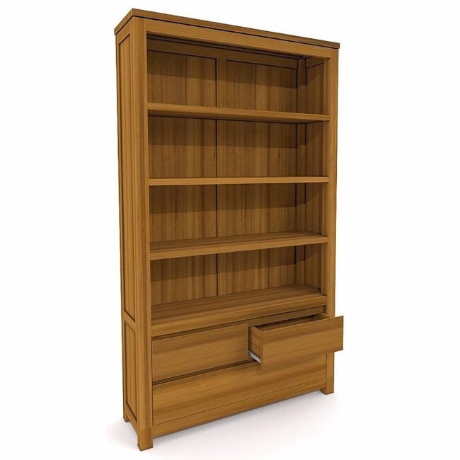 Decomeubel Bookcase CELEBES 3 drawers