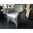 Decomeubel Rattan Chair Kubu Gray with white Cushion - 1 chair