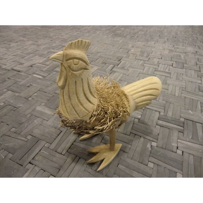 Wooden statue - Chicken