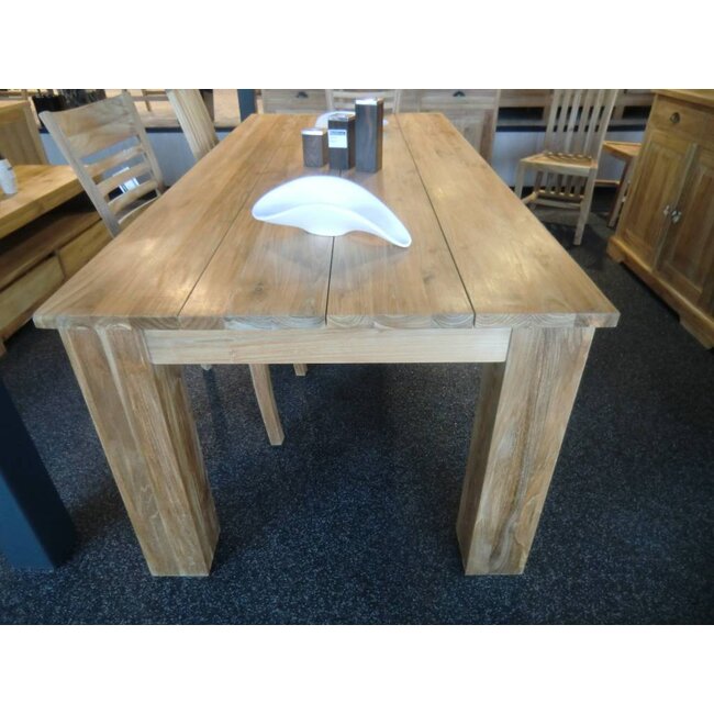 Decomeubel Table à pied bloc