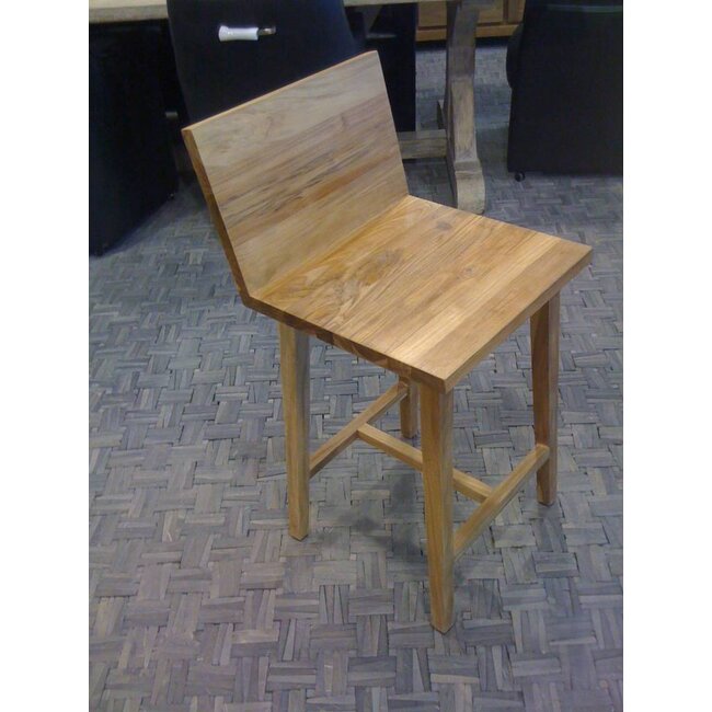 Bar stool with backrest