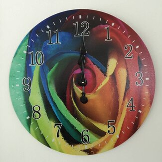 Clock multicolour