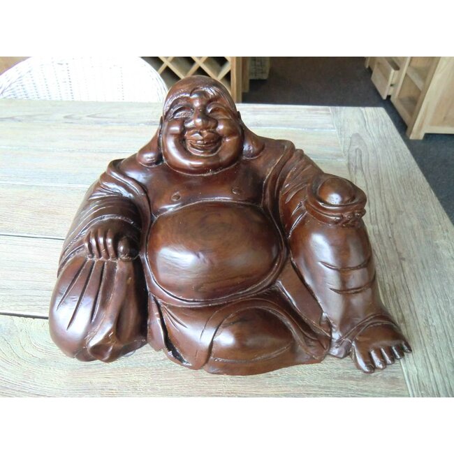 Rzeźba w drewnie - Fat Belly Buddha