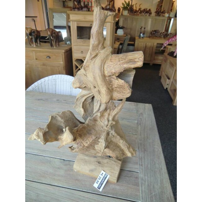 Sculpture sur bois - Erosion