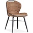 MX Sofa Chaise de salle à manger Talent Luxor couleur : Cognac (lot de 2 chaises)