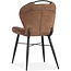 MX Sofa Chaise de salle à manger Talent Luxor couleur : Cognac (lot de 2 chaises)