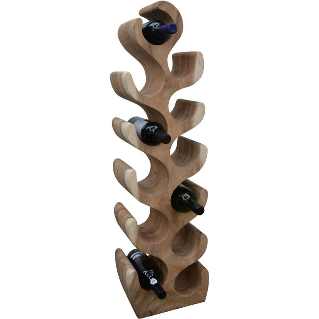 Eastfurn Solid wood wine rack for 12 bottles