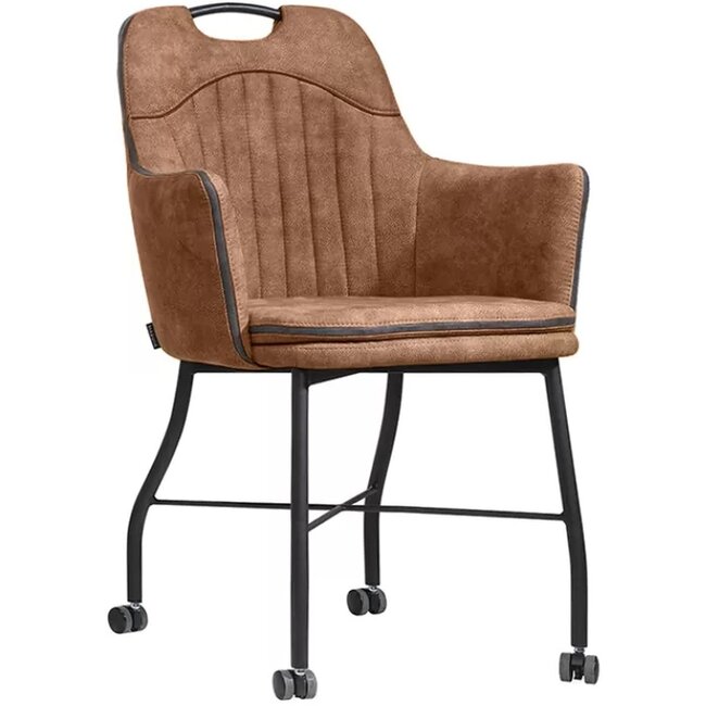 MX Sofa Floria chair with wheels available in 4 colors Decomeubel