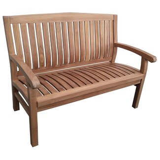 Decomeubel Banc de jardin en teck Kingston 120cm