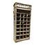 Decomeubel Rattan wine rack for 28 (wine) bottles