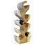 Eastfurn Solid wooden wine rack for 8 bottles