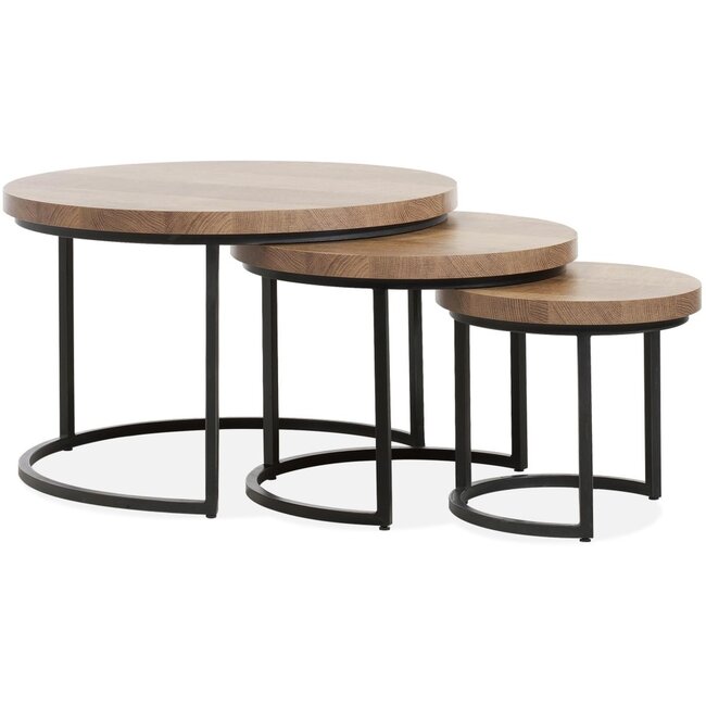 Lamulux Coffee table Hugo (set of 3 tables)