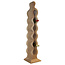 Eastfurn Solid wood wine rack "Wave" for 6 bottles