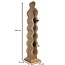 Eastfurn Solid wood wine rack "Wave" for 6 bottles