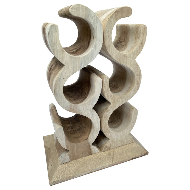 Eastfurn Wine rack LOVE for 6 wine bottles