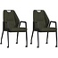 MX Sofa Axa chair with wheels - Moss - set of 2 pieces