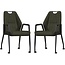 MX Sofa Axa chair with wheels - Moss - set of 2 pieces