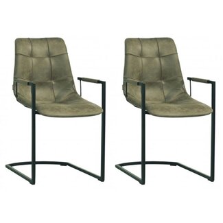 MX Sofa Chaise Condor - Olive (lot de 2 chaises)