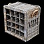 Decomeubel Rattan wine rack for 16 (wine) bottles