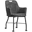 MX Sofa Floria chair with wheels - Anthracite