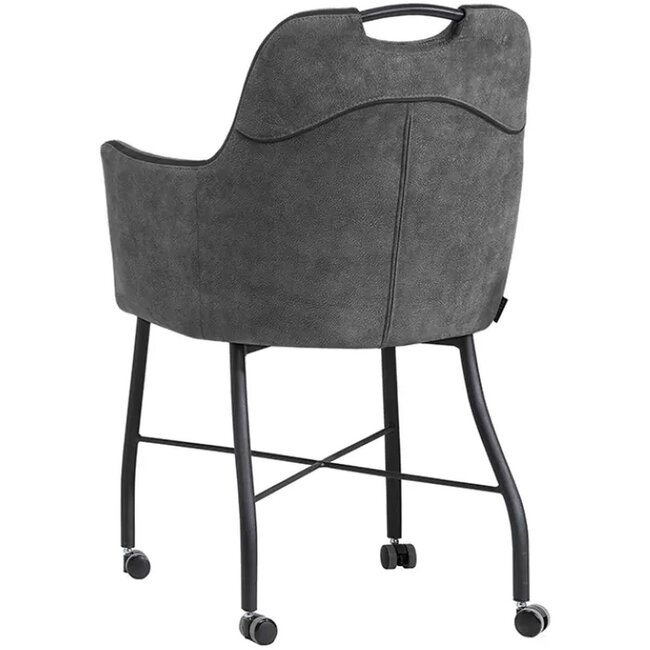 MX Sofa Chaise à roulettes Floria - Anthracite