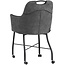 MX Sofa Floria chair with wheels - Anthracite