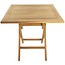 Decomeubel Folding TEAK garden table square 70 x 70 cm