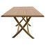 Decomeubel Rectangular folding Teak garden table 120 x 80 cm