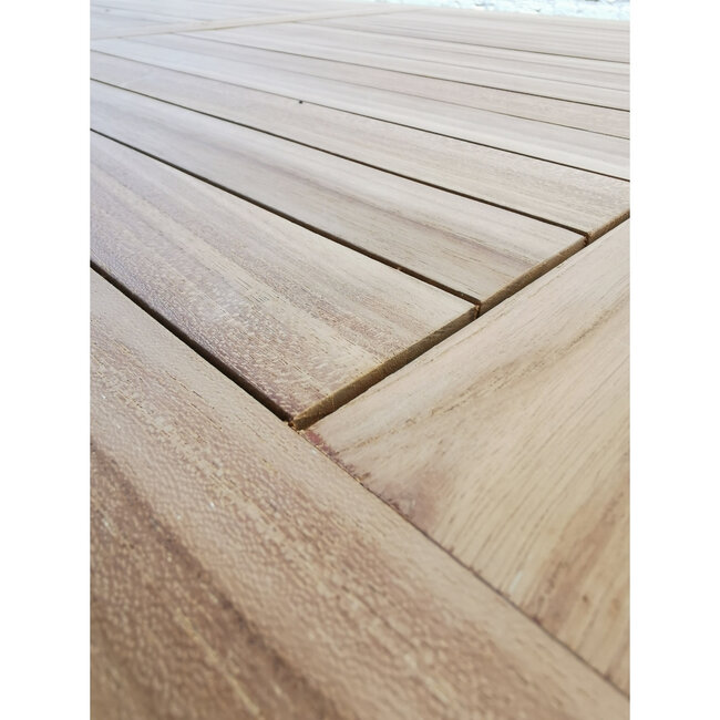 Decomeubel Rectangular folding Teak garden table 120 x 80 cm