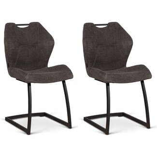 MX Sofa Chair Riva - Graphite (set of 2 chairs)