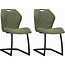 MX Sofa Chaise Riva - Tortue (vert) - lot de 2 chaises