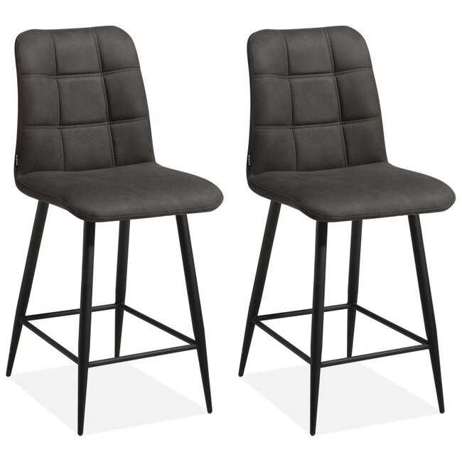 MX Sofa Bar chair Dex - Anthracite (set of 2 chairs)