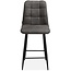 MX Sofa Chaise de bar Dex - Anthracite (lot de 2 chaises)
