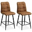 MX Sofa Bar chair Dex - Cognac (set of 2 chairs)