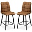 MX Sofa Bar chair Dex - Cognac (set of 2 chairs)