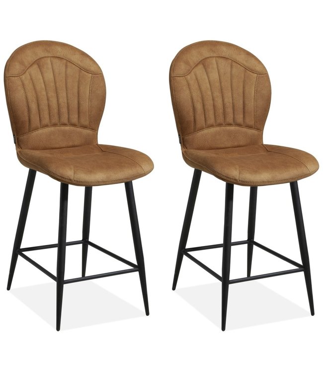 MX Sofa Barstool Sprint - Cognac (set of 2 chairs)