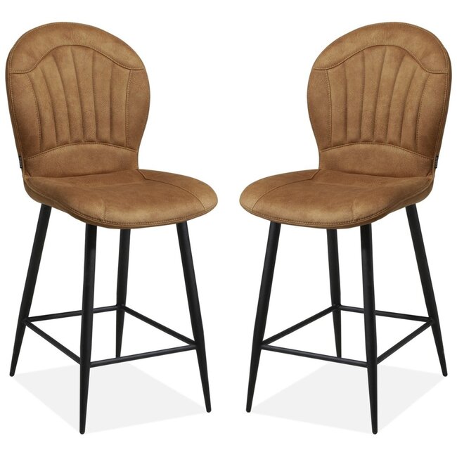 MX Sofa Bar chair Sprint - Cognac (set of 2 chairs)