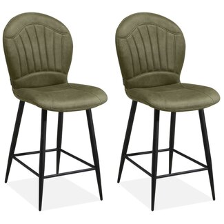 MX Sofa Bar chair Sprint - Moss green (set of 2 chairs)