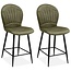 MX Sofa Bar chair Sprint - Moss green (set of 2 chairs)